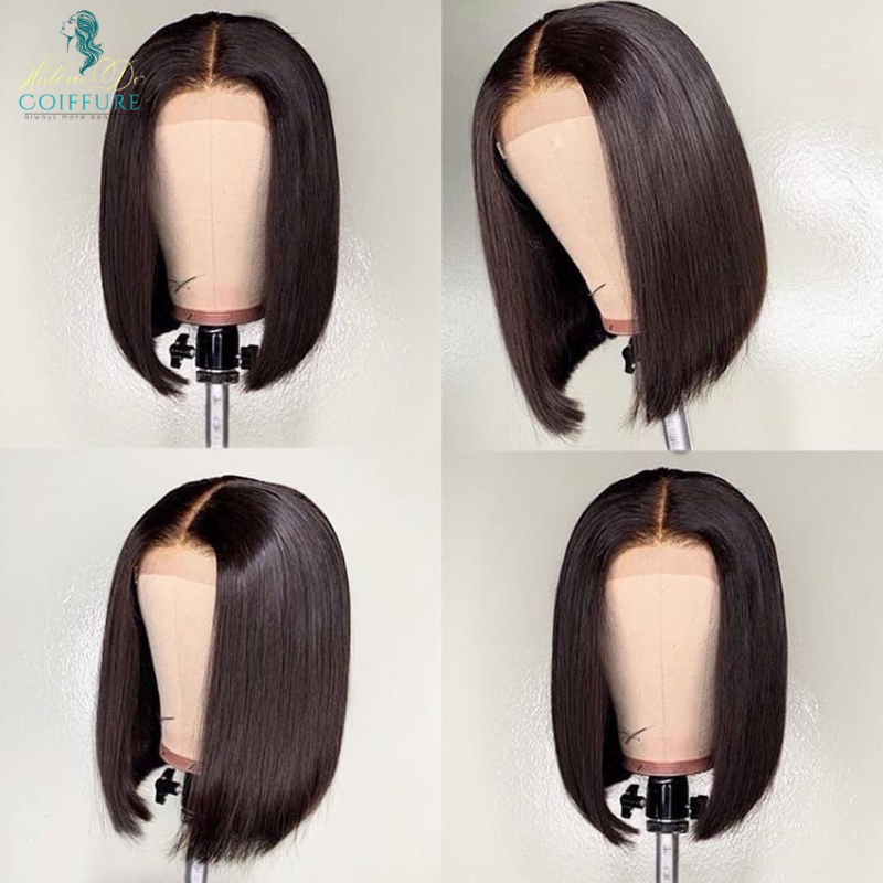 Perruque Bob carré MC & sa Lace Closure - HistoireDeCoiffure