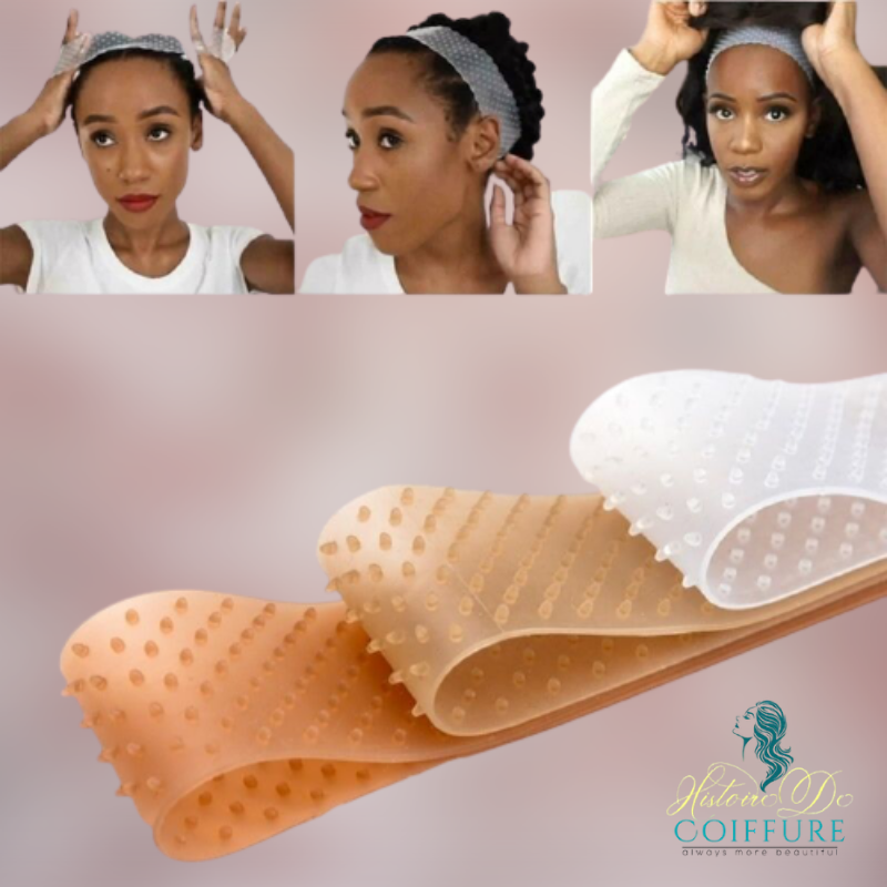 Bandeau capillaire en silicone - HistoireDeCoiffure